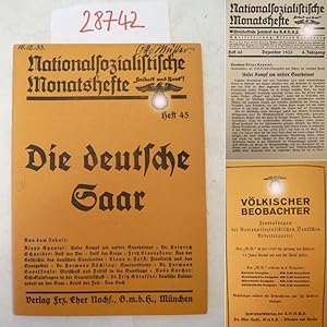 Seller image for Nationalsozialistische Monatshefte. Zentrale politische und kulturelle Zeitschrift der NSDAP / Heft 45 Dezember 1933 / 4.Jahrgang Dieses Buch wird von uns nur zur staatsbrgerlichen Aufklrung und zur Abwehr verfassungswidriger Bestrebungen angeboten (86 StGB) for sale by Galerie fr gegenstndliche Kunst