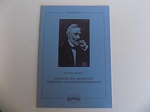 Bild des Verkufers fr Anfnge der modernen jdischen Geschichtsschreibung. Mit 3 Portrts (= Lessing-Heft 4). zum Verkauf von Antiquariat Rolf Bulang