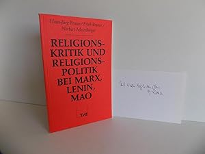 Religionskritik und Religionspolitik bei Marx, Lenin, Mao.