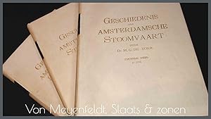 Geschiedenis der Amsterdamsche Stoomvaart - 3 delen (compleet)