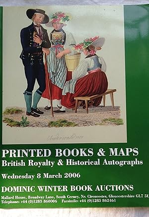 Dominic Winter Book Auctions - Printed Books and Maps Important British Royalty Letters Historica...