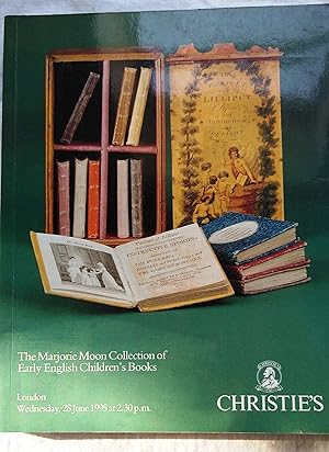 Christies Auction Catalogue The Marjorie Moon Collection of Early English Children's Books 28th J...