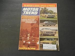 Motor Trend Nov 1968 Chevrolet; Ford; Plymouth; Ambassador; NASCAR