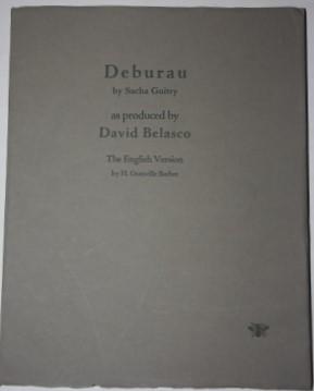 Imagen del vendedor de Deburau, Produced By David Belasco a la venta por White Fox Rare Books, ABAA/ILAB