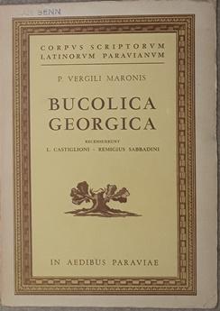 Bucolica. Georgica. Recensuerunt L. Castiglioni, Remigius Sabbadini.