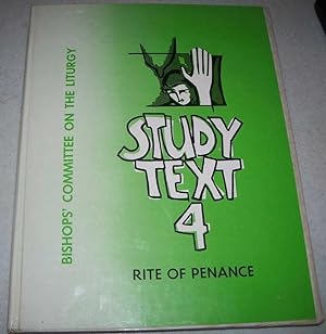 Seller image for Commentary on the Rite of Penance: Study Text IV (Bishops' Committee on the Liturgy) for sale by Easy Chair Books