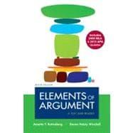 Image du vendeur pour Elements of Argument with 2009 MLA and 2010 APA Updates : A Text and Reader mis en vente par eCampus