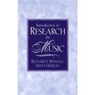 Imagen del vendedor de Introduction to Research in Music a la venta por eCampus