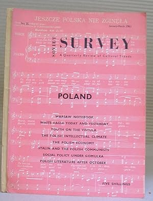 Imagen del vendedor de Soviet Survey : A Quarterly Review Of Cultural Trends - N35 January - March, 1961 : Poland a la venta por Eastleach Books