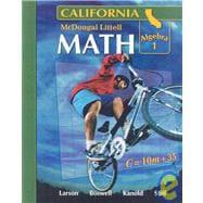 Imagen del vendedor de McDougal Little Math Algebra 1 a la venta por eCampus