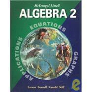 Imagen del vendedor de Algebra 2, Grades 9-12: Mcdougal Littell High School Math a la venta por eCampus