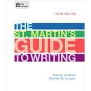 Imagen del vendedor de The St. Martin's Guide to Writing a la venta por eCampus