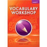 Seller image for Vocabulary Workshop 2012 Enriched Edition Student Edition Level F (66312) for sale by eCampus