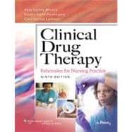 Bild des Verkufers fr Clinical Drug Therapy Rationales for Nursing Practice zum Verkauf von eCampus