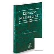 Imagen del vendedor de Kentucky Rules of Court - State, 2015 ed. (Vol. I, Kentucky Court Rules) a la venta por eCampus