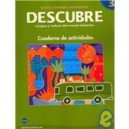 Seller image for Descubre - Lengua Y Cultura Del Mundo Hispanico Nivel 3: Cuaderno De Activdades for sale by eCampus