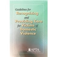 Seller image for Recognizing and Providing Care for Survivors of Intimate Partner Violence (Product # P-138-16) for sale by eCampus