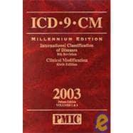 Seller image for ICD-9-CM 2003 Vols 1 & 2 for sale by eCampus