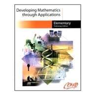 Bild des Verkufers fr Developing Mathematics Through Applications: Elementary Prelimary Edition zum Verkauf von eCampus