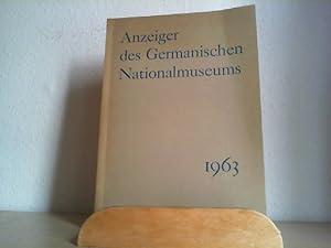 Seller image for Anzeiger des Germanischen Nationalmuseums 1963 for sale by Antiquariat im Schloss