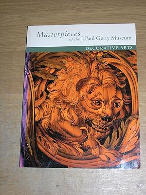 Seller image for Masterpieces of the J. Paul Getty Museum: Decorative Arts for sale by Neo Books