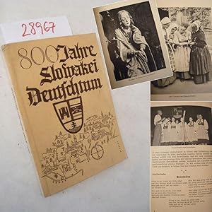 800 Jahre Slowakei Deutschtum. Karpaten-Jahrbuch 1952. Jubiläumskalender der Karpatendeutschen au...