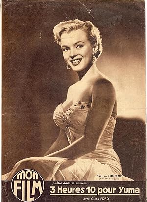 Bild des Verkufers fr CINEMA ] " MON FILM " UNE REVUE CINMATOGRAPHIQUE HEBDOMADAIRE - Numro 617 du 18 JUIN 1958 : LA PEAU D'UN AUTRE avec Ella FITZGERALD - Marilyn MONROE sur la Seconde COUVERTURE zum Verkauf von LA FRANCE GALANTE