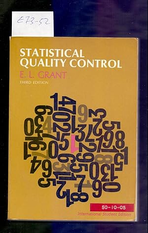 Immagine del venditore per STATISTICAL QUALITY CONTROL venduto da Libreria 7 Soles