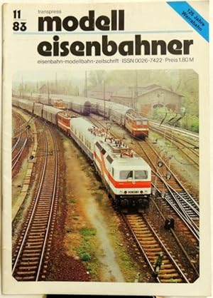 Seller image for Modelleisenbahner; 11/83 Eisenbahn-Modellbahn-Zeitschrift for sale by Peter-Sodann-Bibliothek eG