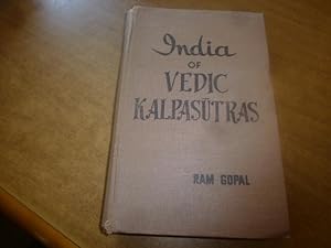 INDIA OF VEDIC KALPASUTRAS