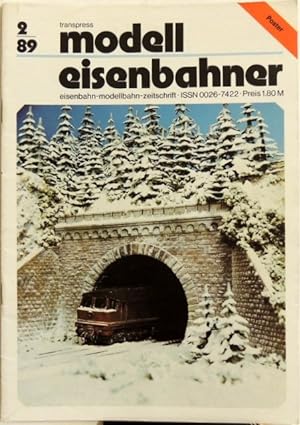 Imagen del vendedor de Modelleisenbahner; 2/89 Eisenbahn-Modellbahn-Zeitschrift a la venta por Peter-Sodann-Bibliothek eG