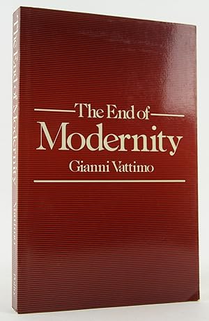 The End of Modernity: Nihilism and Hermeneutics in Post-modern Culture