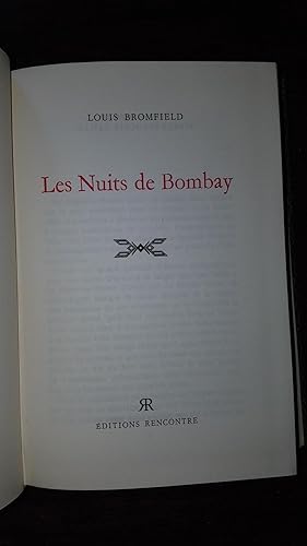 Les nuits de Bombay