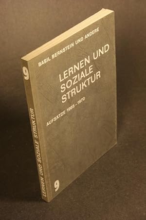 Immagine del venditore per Lernen und soziale Struktur. Aufstze 1965-1970. venduto da Steven Wolfe Books