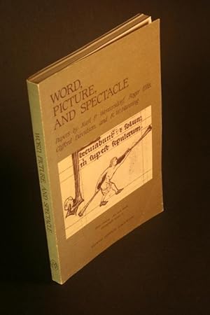 Bild des Verkufers fr Word, picture, and spectacle. Papers. zum Verkauf von Steven Wolfe Books