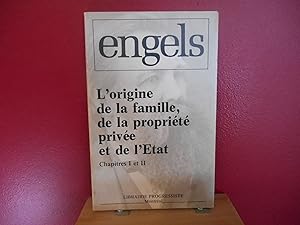 Image du vendeur pour L'ORIGINE DE LA FAMILLE DE LA PROPRIETE PRIVEE ET DE L'ETAT mis en vente par La Bouquinerie  Dd