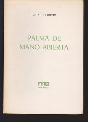 Seller image for PALMA DE MANO ABIERTA for sale by LIBRERIA TORMOS