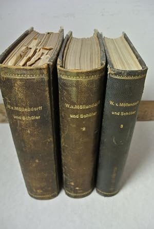 Bild des Verkufers fr Wilhelm von Mllendorf: Konvolut alter Aufstze und Sonderdrucke (3 Bnde). zum Verkauf von Antiquariat Bookfarm