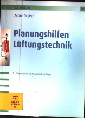 Bild des Verkufers fr Planungshilfen Lftungstechnik. zum Verkauf von books4less (Versandantiquariat Petra Gros GmbH & Co. KG)