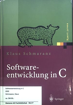 Immagine del venditore per Softwareentwicklung in C. venduto da books4less (Versandantiquariat Petra Gros GmbH & Co. KG)