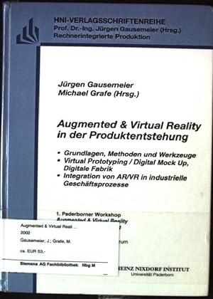Seller image for Augmented & virtual reality in der Produktentstehung : Grundlagen, Methoden und Werkzeuge ; virtual prototyping. for sale by books4less (Versandantiquariat Petra Gros GmbH & Co. KG)