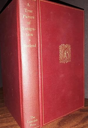 Immagine del venditore per A True Picture of Emigration: Or Fourteen Years In The Interior of North America venduto da Margins13 Books