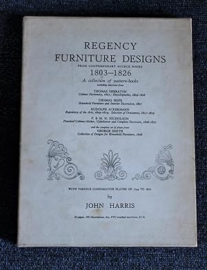 Regency Furniture Designs from Contemporary Source Books 1803-1826
