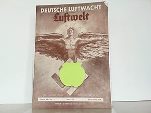 Deutsche Luftwacht. Ausgabe Luftwelt: Band 5 Nr. 1, März 1938. NSFK.
