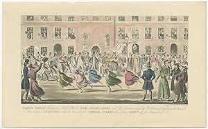 Antique Print Park Race by Cruikshank (1887)