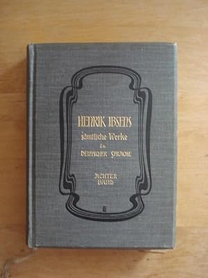 Bild des Verkufers fr Henrik Ibsens Smtliche Werke in deutscher Sprache - Achter Band zum Verkauf von Antiquariat Birgit Gerl