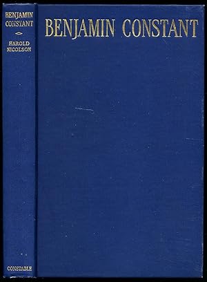 Bild des Verkufers fr Benjamin Constant zum Verkauf von Little Stour Books PBFA Member