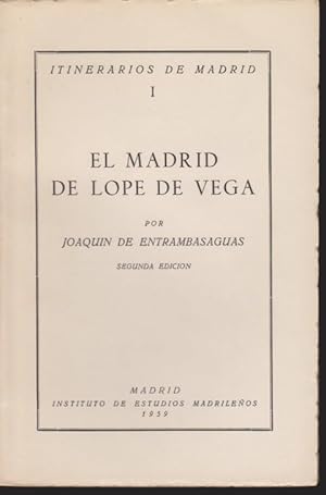 Seller image for EL MADRID DE LOPE DE VEGA for sale by LIBRERIA TORMOS