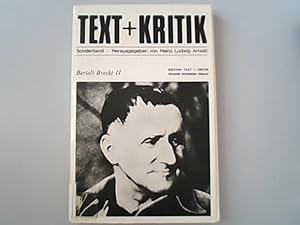 Bild des Verkufers fr Bertolt Brecht Teil: II. Sonderband. zum Verkauf von Antiquariat Bookfarm