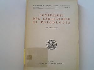Seller image for Contributi del Laboratorio di psicologia. Serie decimasesta. for sale by Antiquariat Bookfarm